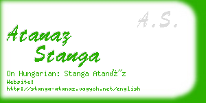 atanaz stanga business card